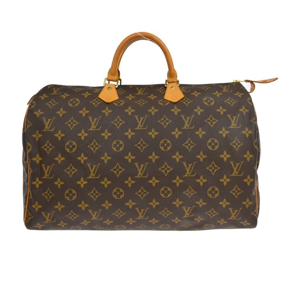 Louis Vuitton Speedy Monogram Canvas Brown Canvas Handbag